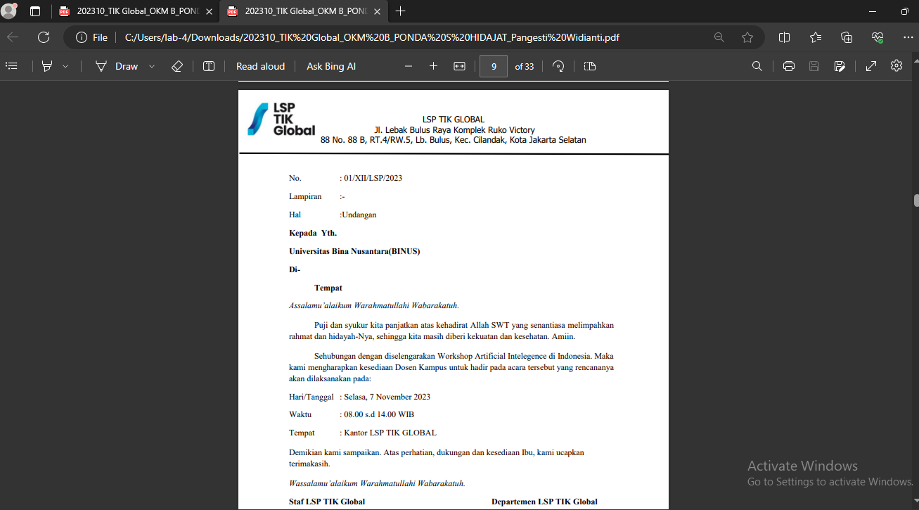 Artificial intelligence